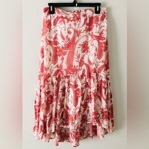 Mlle Gabrielle High-Low Tiered Skirt